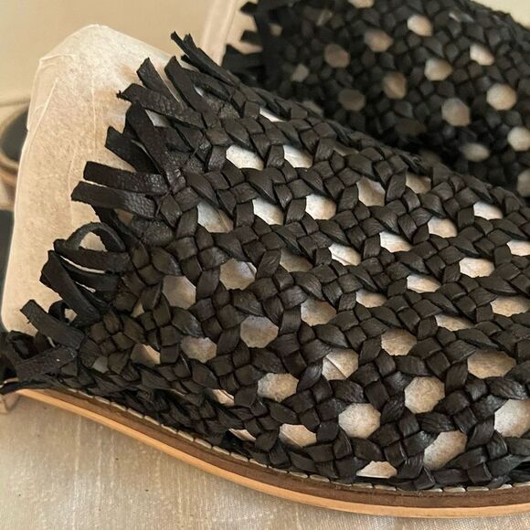 FREE PEOPLE
Mirage Woven Black Leather Mules Sz 40 US 10 - Picture 5 of 10